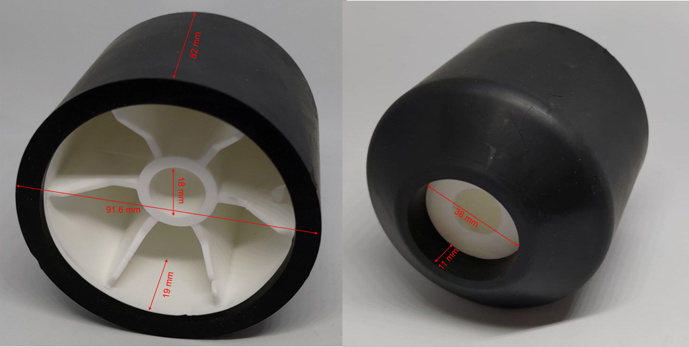 Galet conique 91x82 satellite
